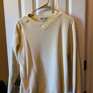 Eddie Bauer light yellow thermal women’s